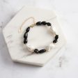 Baroque Pearl Obsidian Bracelet Sale