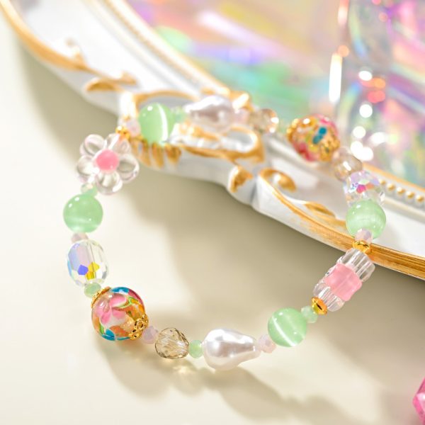 Pastel Natural Stone Beaded Bracelet Online Hot Sale