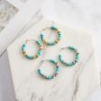 Boho Turquoise Hoop Earrings Sale