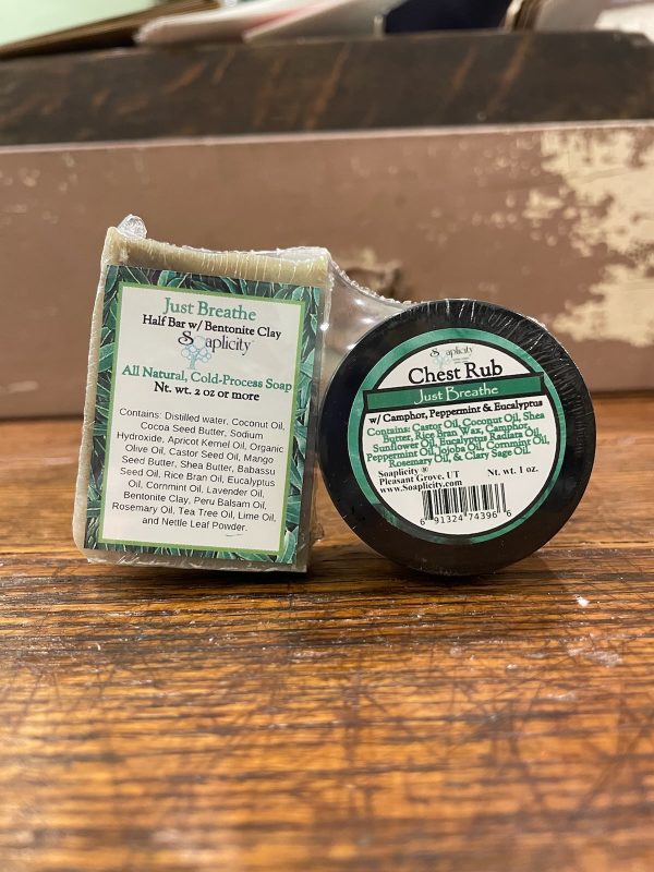 Just Breathe Soap Half Bar & Chest Rub Sale