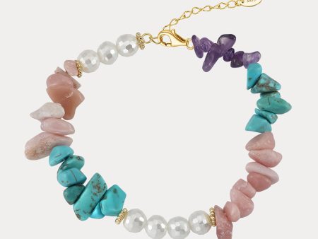 Dainty Turquoise Pearl Bracelet Fashion