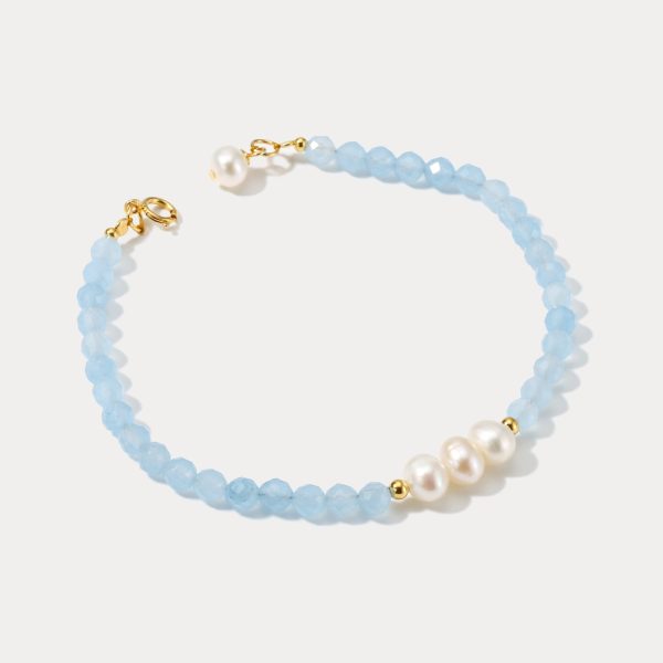 Blue Pearl Bracelet Hot on Sale