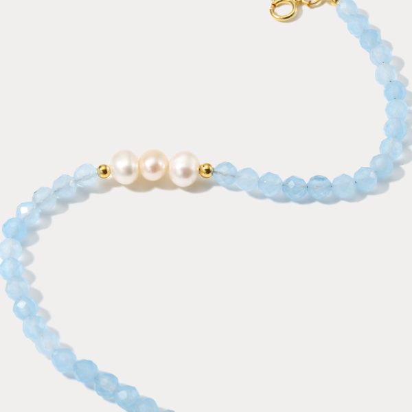 Blue Pearl Bracelet Hot on Sale