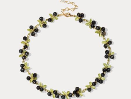 Black Currant Necklace For Cheap