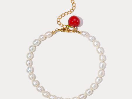 Apple Pearl Bracelet Online Sale