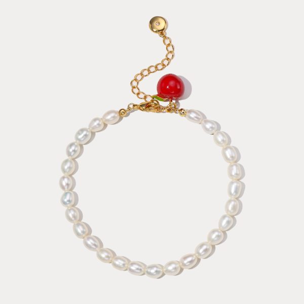 Apple Pearl Bracelet Online Sale