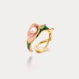 Calla Ring with Pearl For Sale