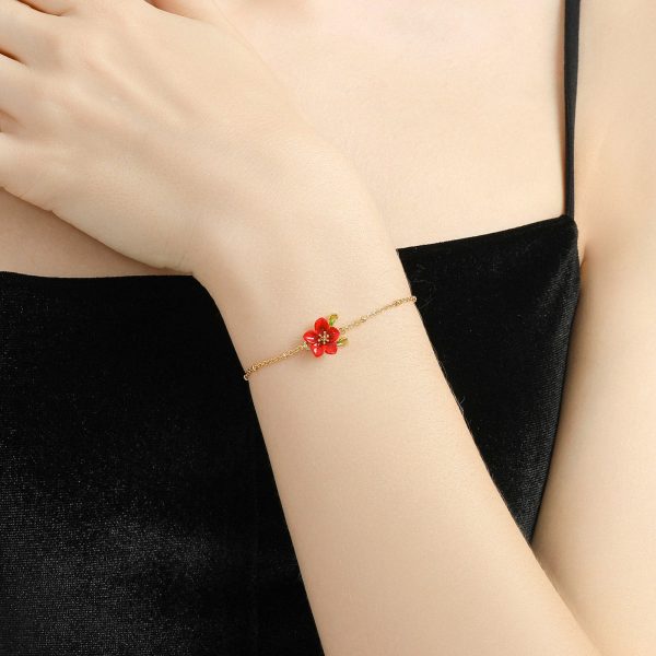 Begonia Flower Bracelet Hot on Sale