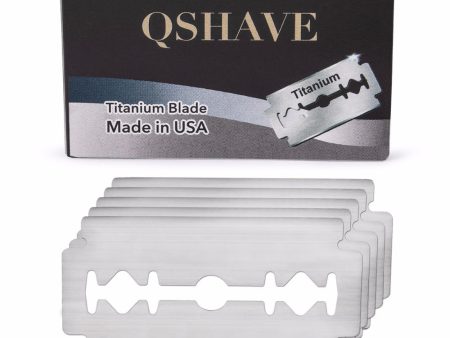 QShave Titanium Double Edge Safety Blades Online Sale