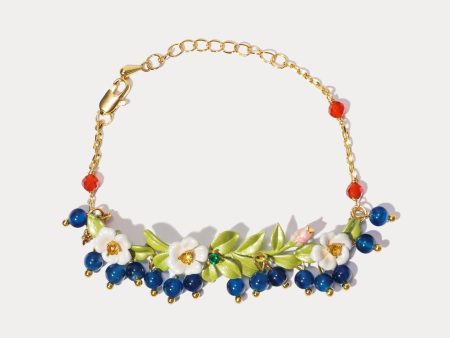 Blueberry Flower Bracelet Online now