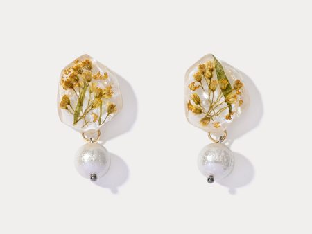 Czech Crystal Flower Earrings on Sale