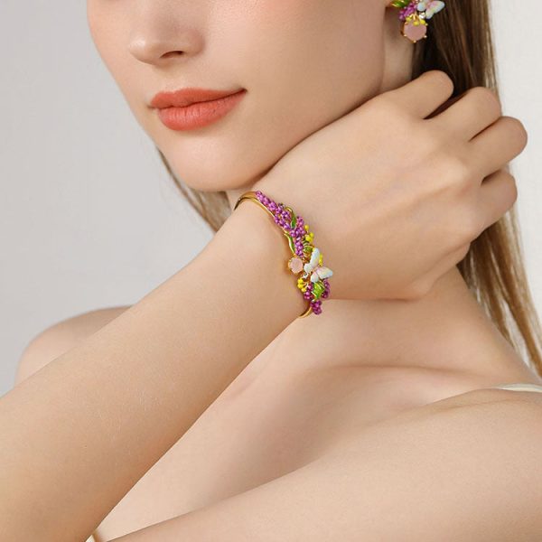 Lavender Butterfly Cuff Online