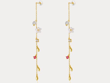 Sakura Drop Earrings For Sale