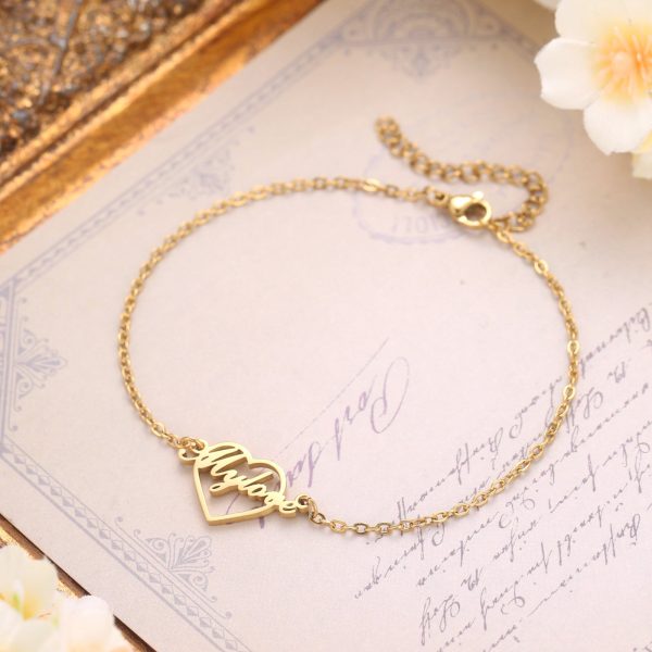 Personalized Heart Bracelets Online Sale