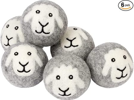 Smart Sheep Wool Dryer Balls - Eco-friendly 100% All-Natural & Reusable Supply