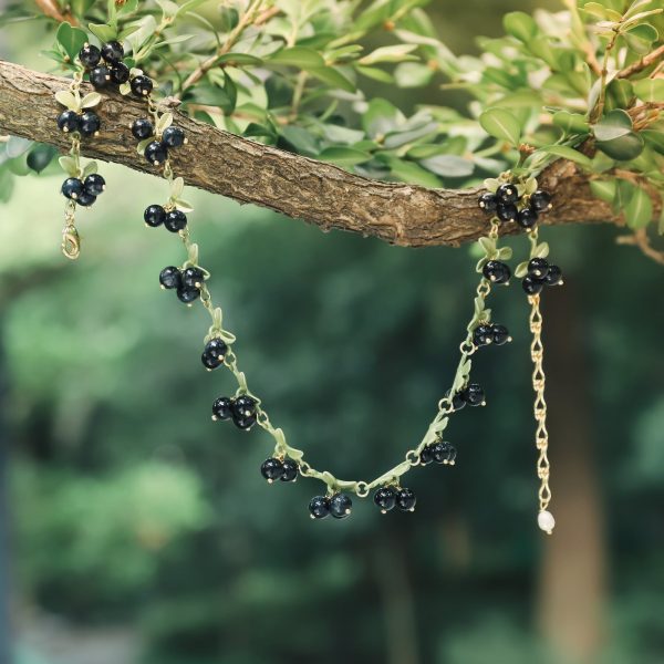 Black Currant Necklace For Cheap