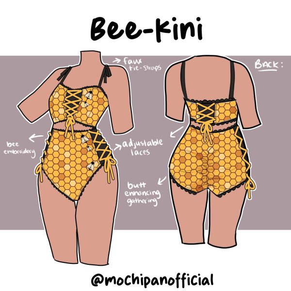 (Interest Check) Bee-Kini (Top, Bottom, and Set) Sale