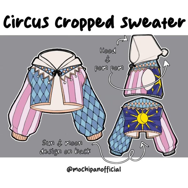 (Interest Check) Circus Cropped Sweater Online Sale