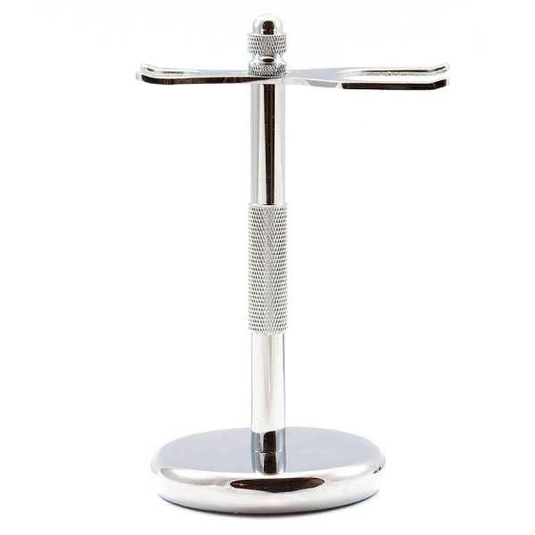 Shaving Stand for Brush and Razor - Stainless Steel For Discount